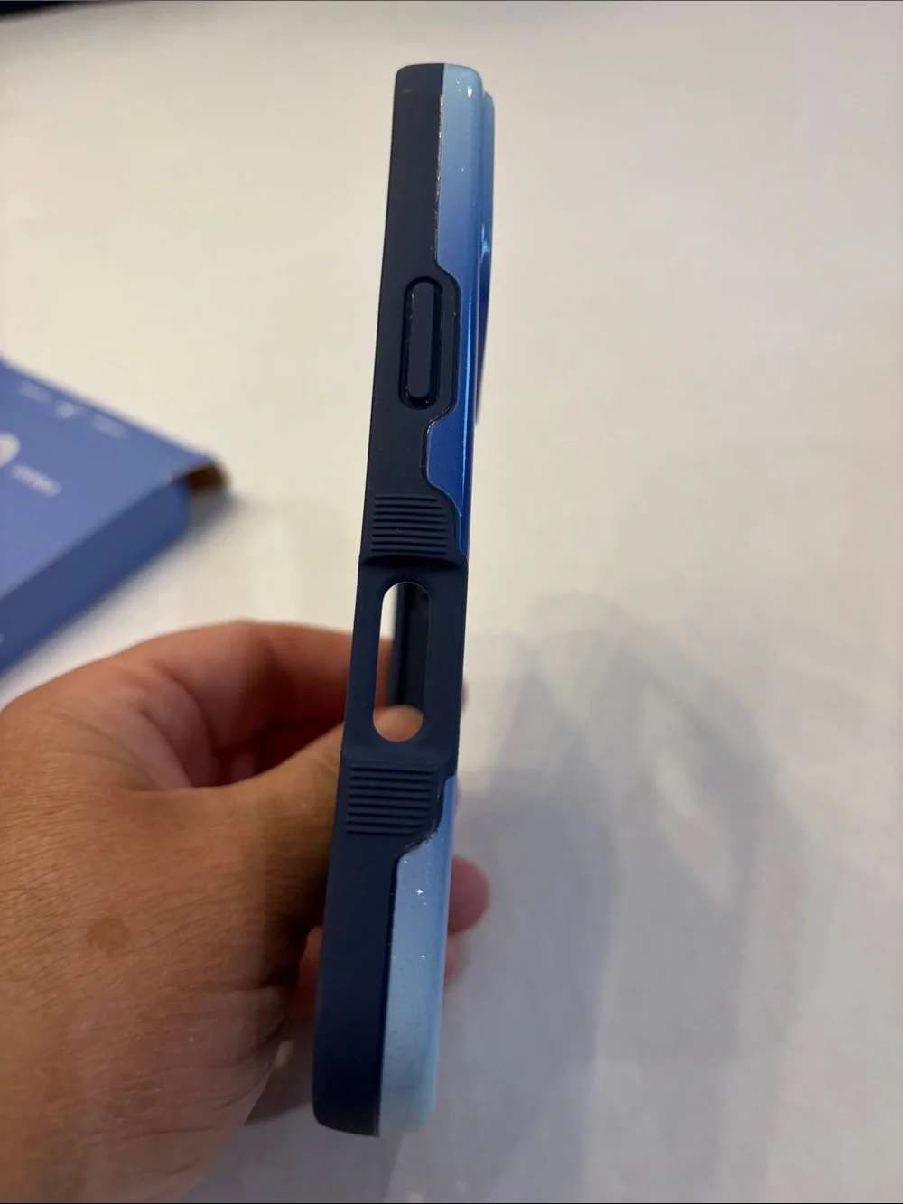 CaselyBold Ultra-Protective Blue Phone Case with MagSafe Compatibility